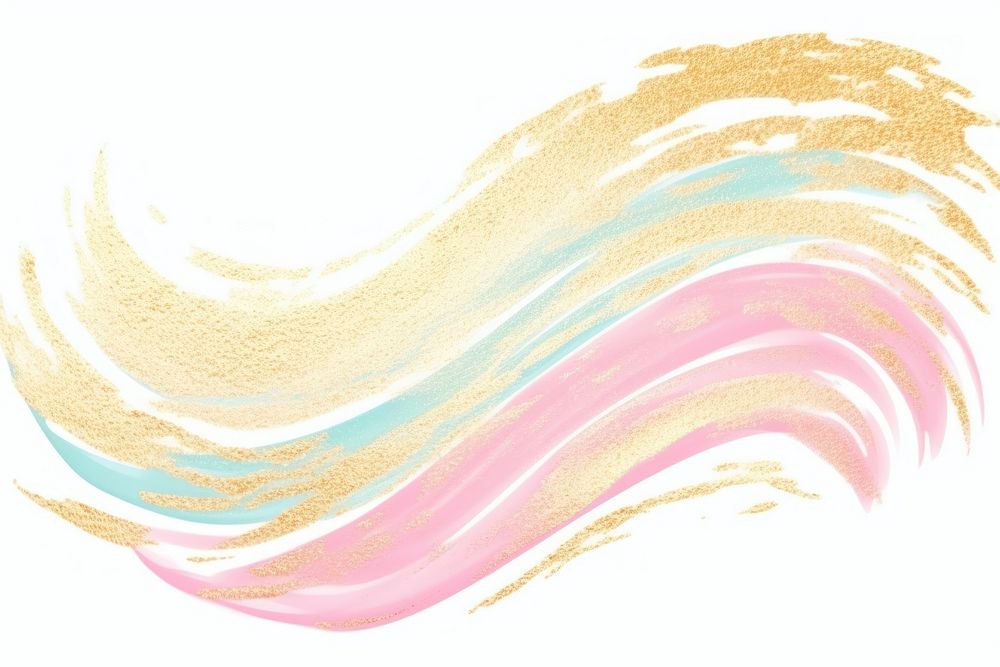Gold abstract brush stroke backgrounds drawing sketch.