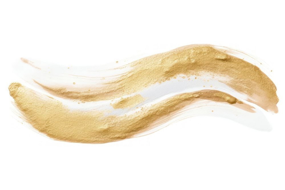 Gold abstract brush stroke backgrounds white background textured.