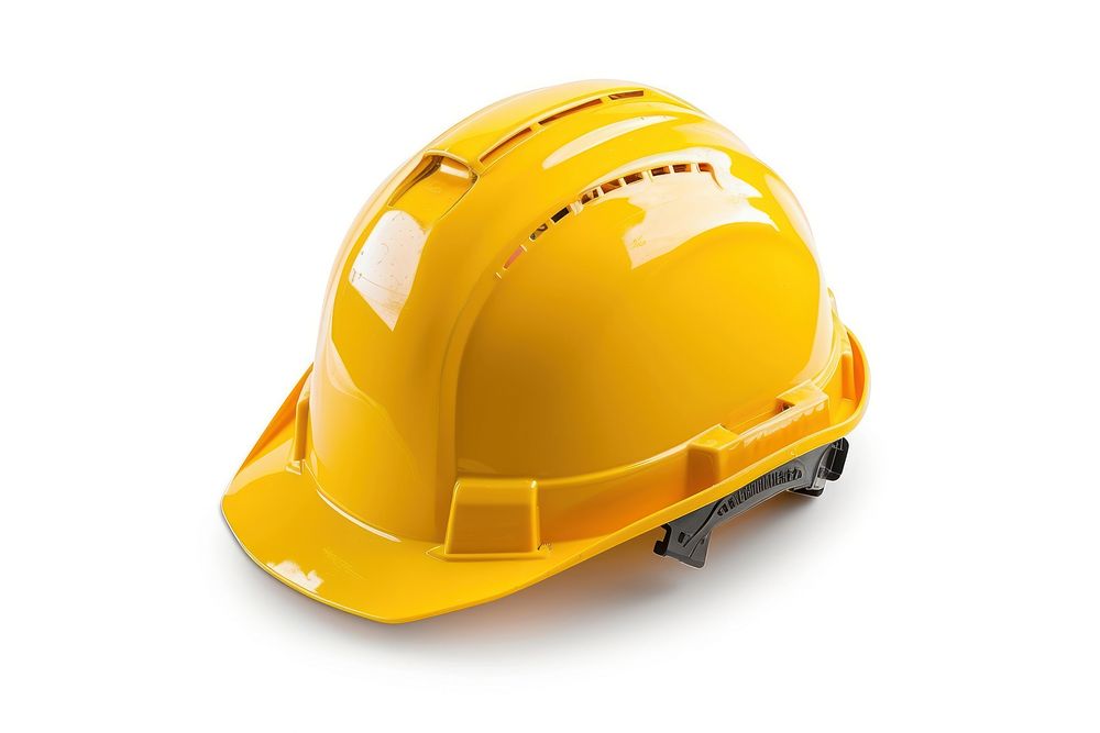 Helmet protection hardhat yellow.