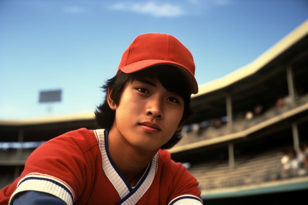 Baseball player portrait baseball photo.