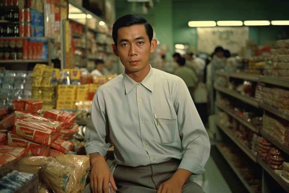 Thai man supermarket adult shop.