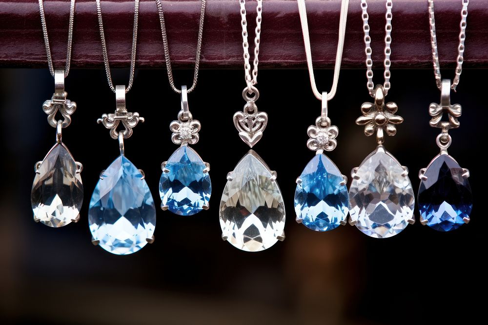 Jewelry necklace gemstone diamond.