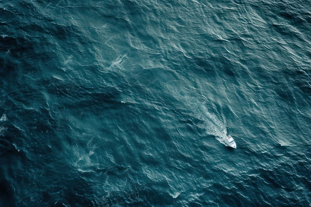 Sea surface aerial view sea outdoors nature.