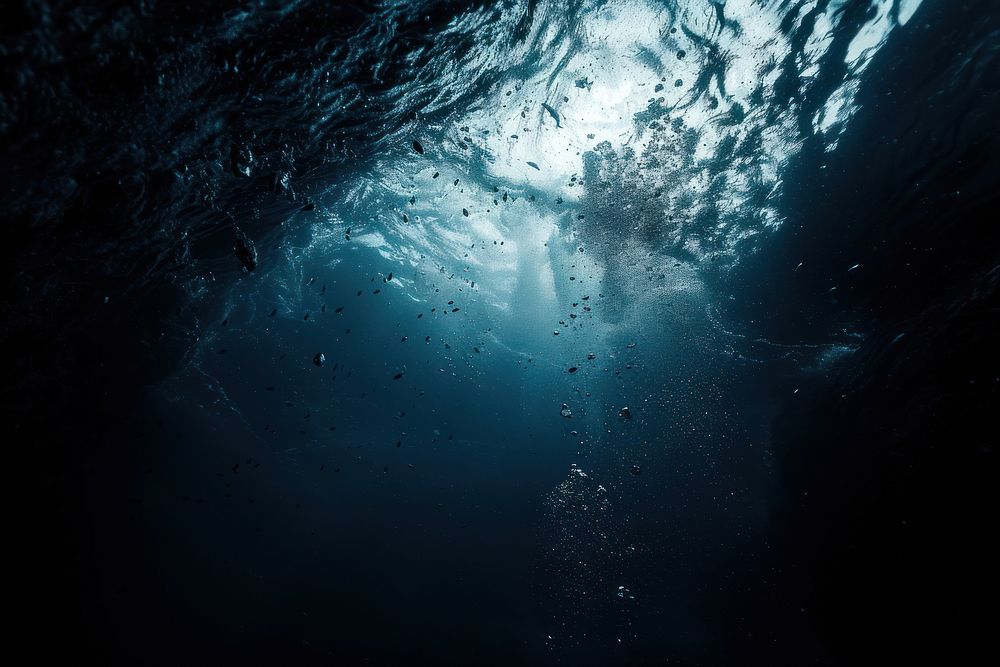 The deepest zone of the ocean sea underwater outdoors.