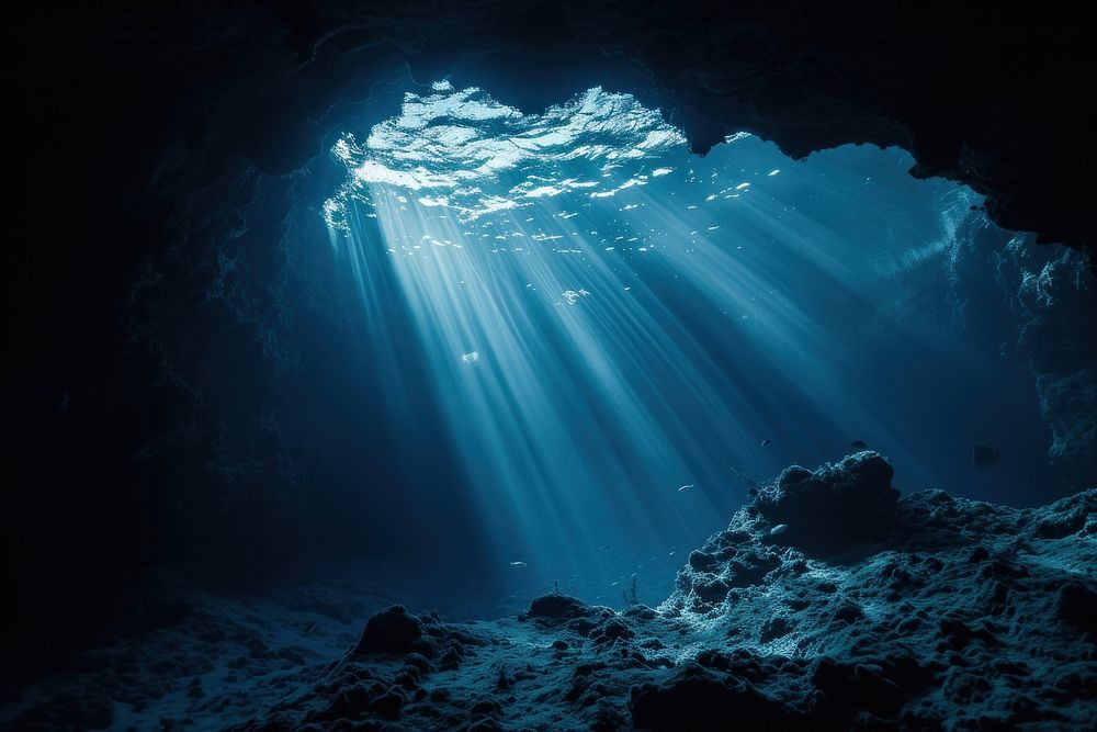 The deepest zone of the ocean underwater outdoors nature.