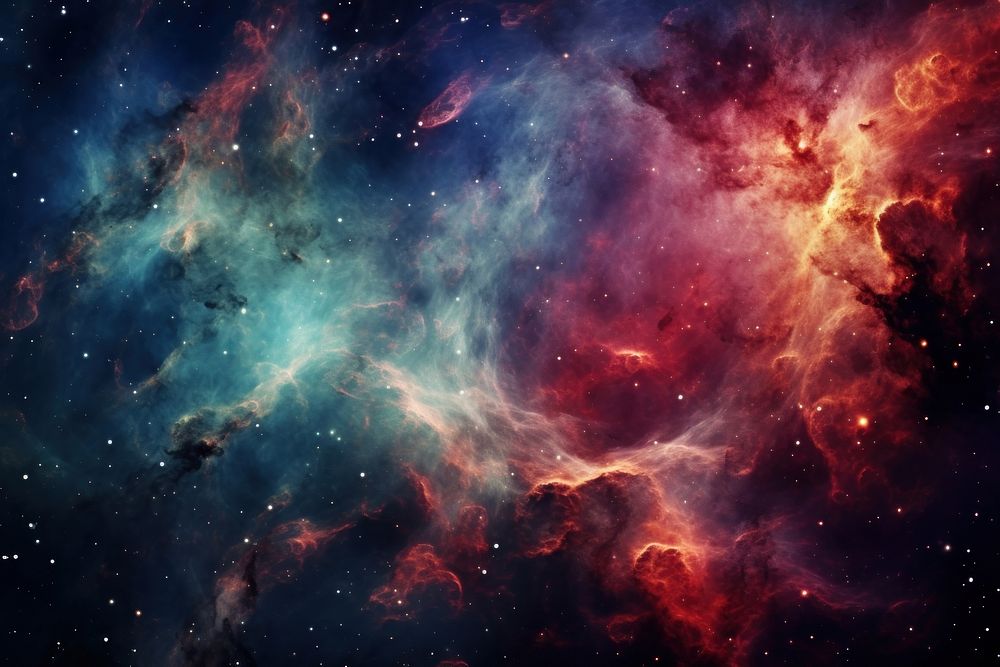 Vast starry cosmos nebula space astronomy.