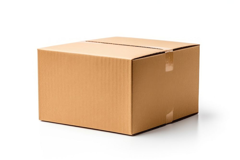 Box package delivery cardboard carton packaging white background simplicity delivering.