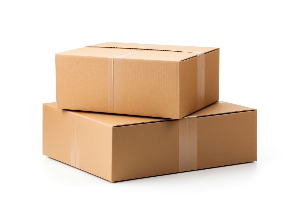 Box package delivery cardboard carton packaging white background simplicity delivering.