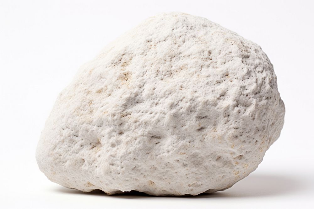 Moon mineral rock pebble.