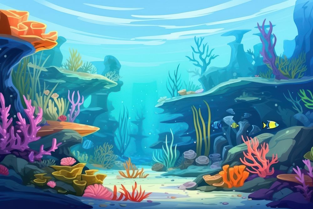 Aquarium oceanarium wildlife underwater aquarium nature.