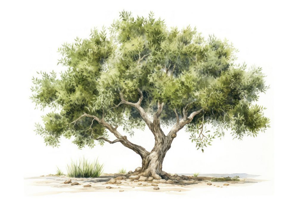 Olive tree plant tranquility vegetation.