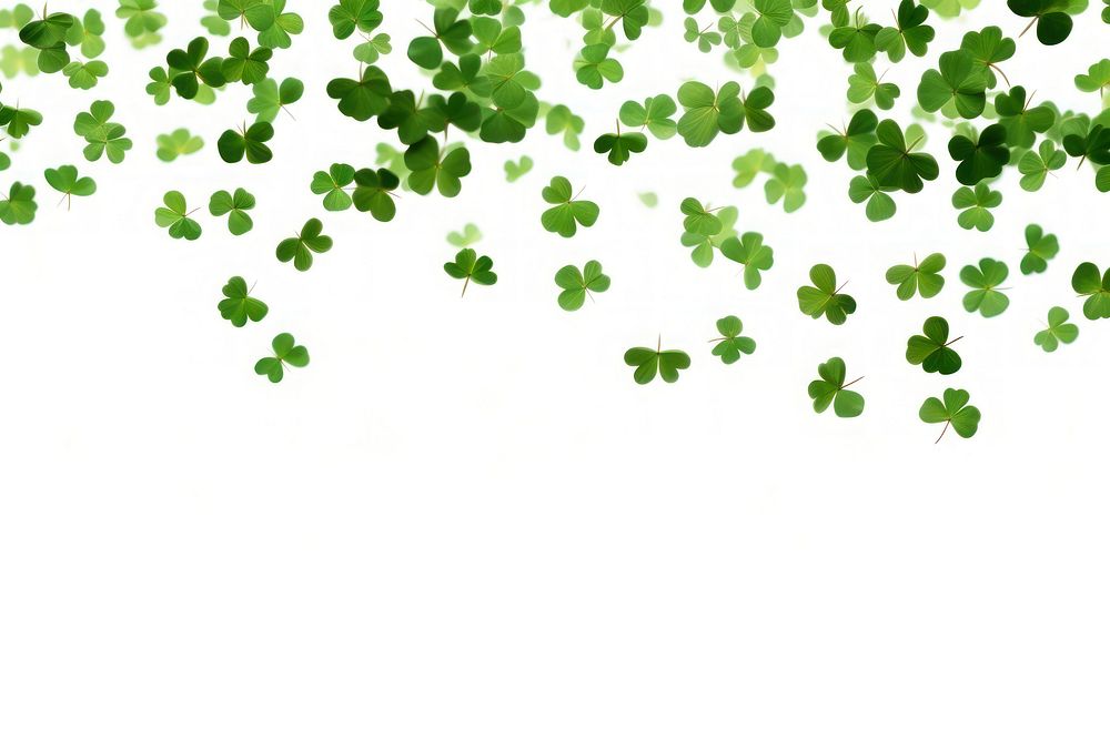 Falling clover leaves backgrounds plant | Free Photo - rawpixel