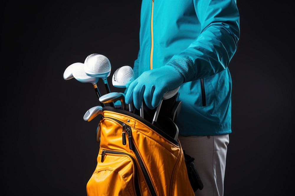 Golf glove holding a club Delete message and delete message sports adult.