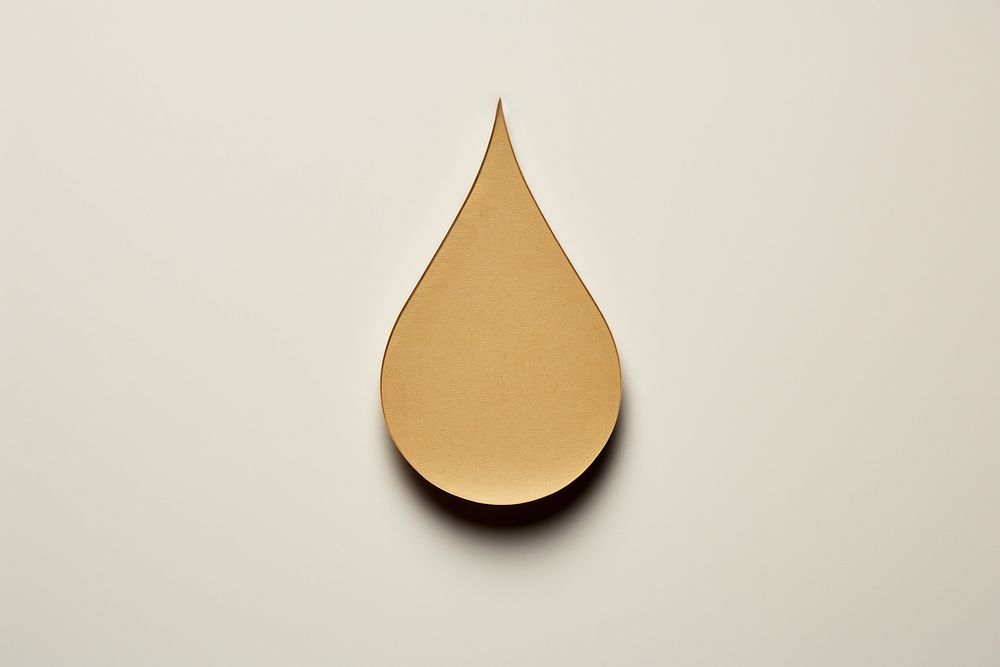 2d water drop symbol cardboard simplicity lighting.