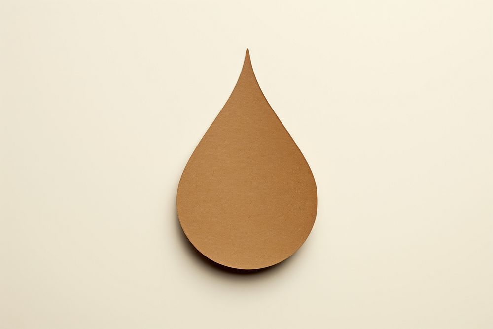 2d water drop symbol cardboard simplicity lighting.