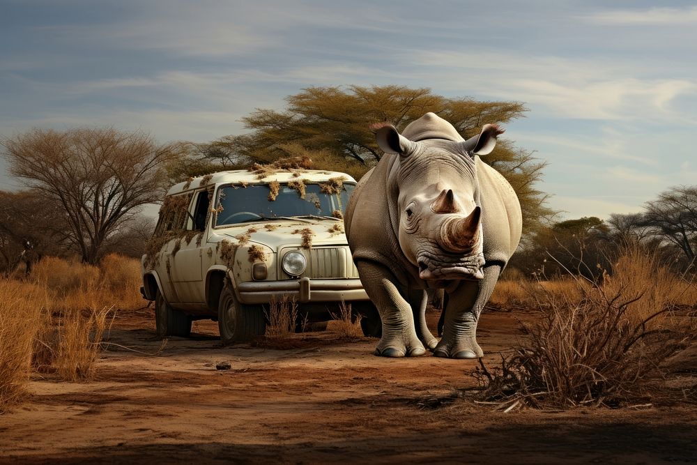 Safari animal outdoors vehicle.