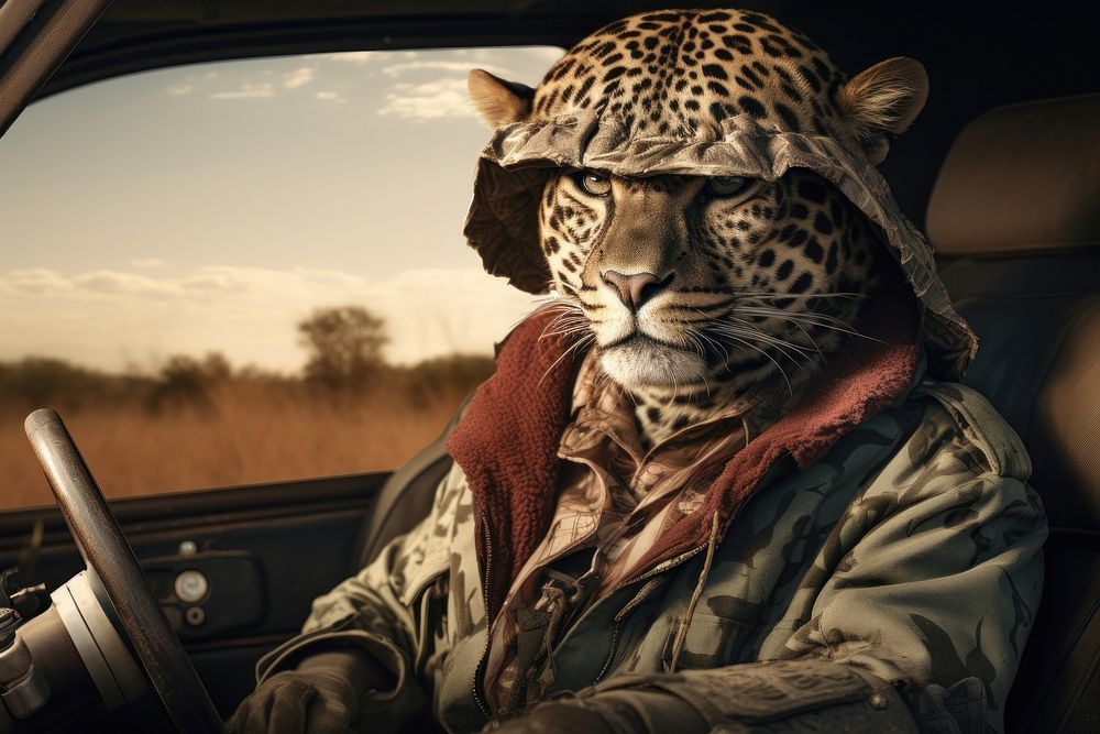 Safari animal wildlife portrait.
