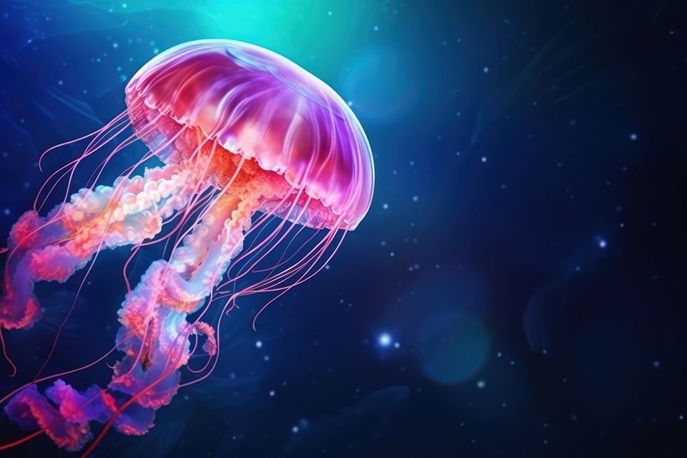 Jellyfish animal invertebrate zooplankton. | Free Photo Illustration ...