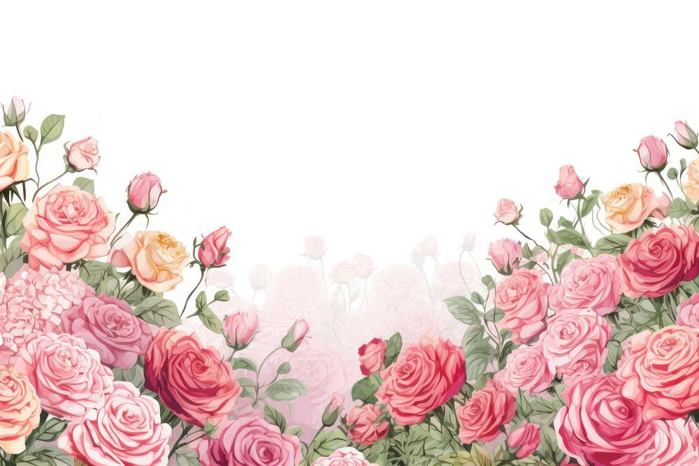 Flower rose backgrounds pattern.