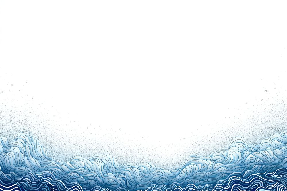 Backgrounds blue wave transparent.