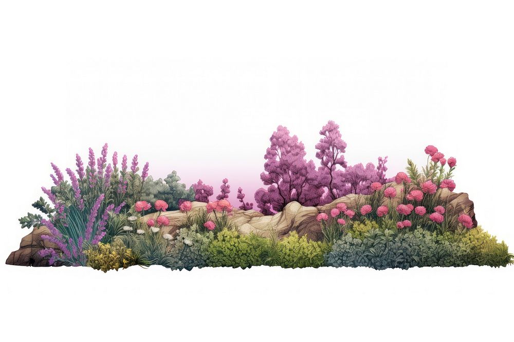 Flower landscape lavender outdoors.