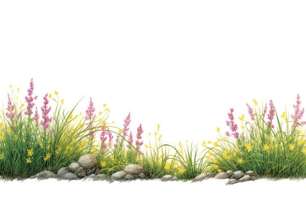 Flower grass landscape outdoors.