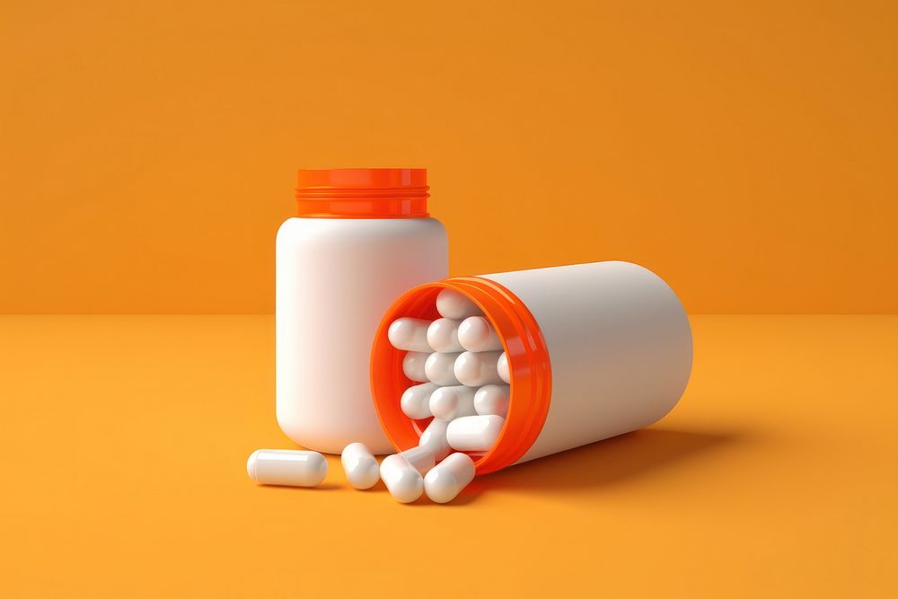 Pill capsule bottle antioxidant.