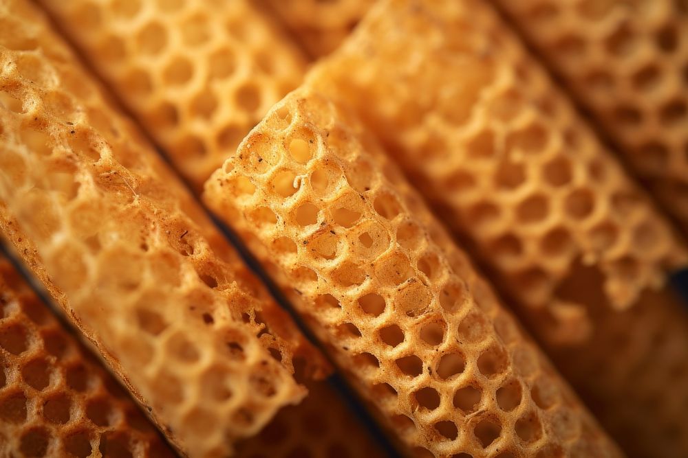 Crackers backgrounds honeycomb repetition.