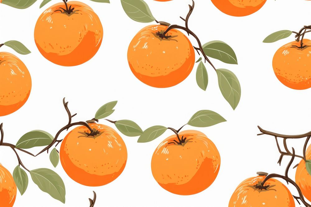 Background cute LITTLE DITTY PERSIMMON backgrounds grapefruit persimmon.