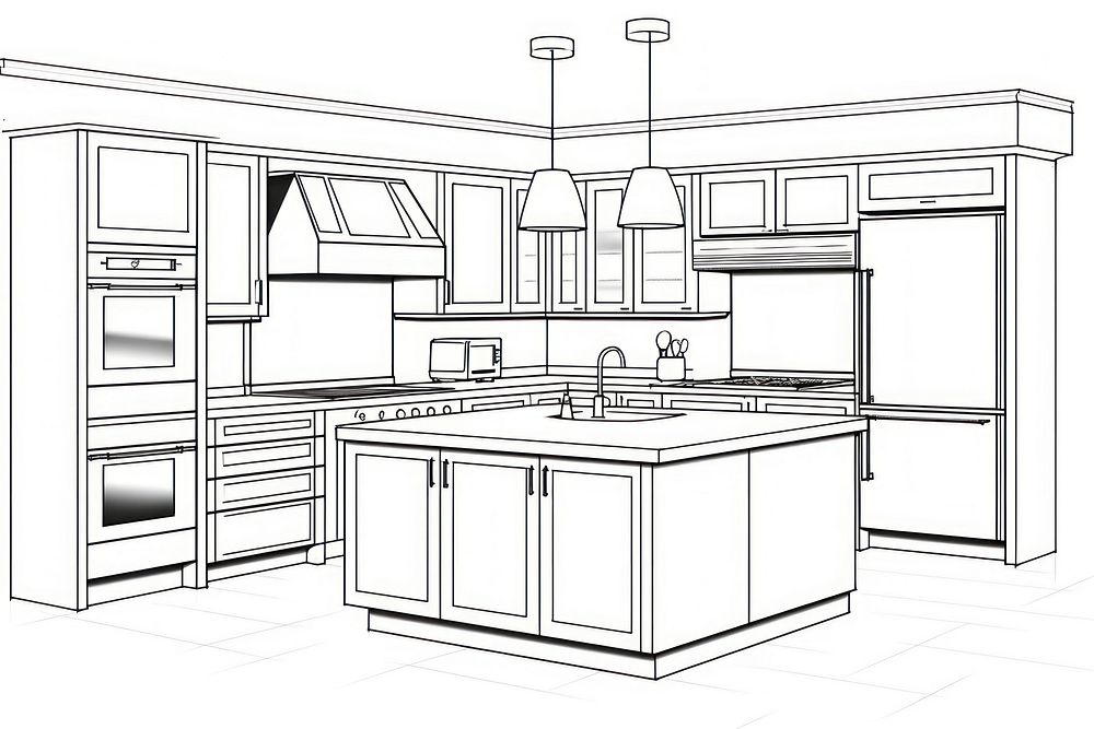 Kitchen kitchen furniture cabinet.