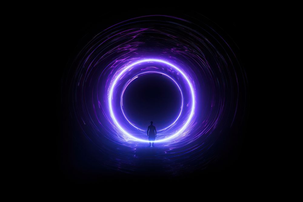 Black hole light purple violet.