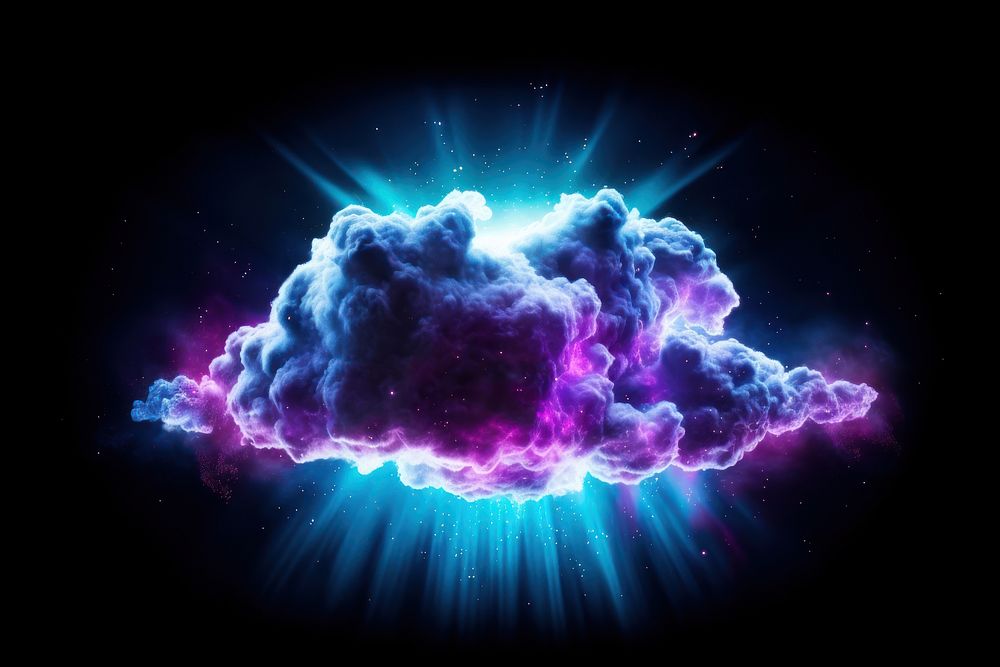 Cloud earth in space backgrounds nebula nature.