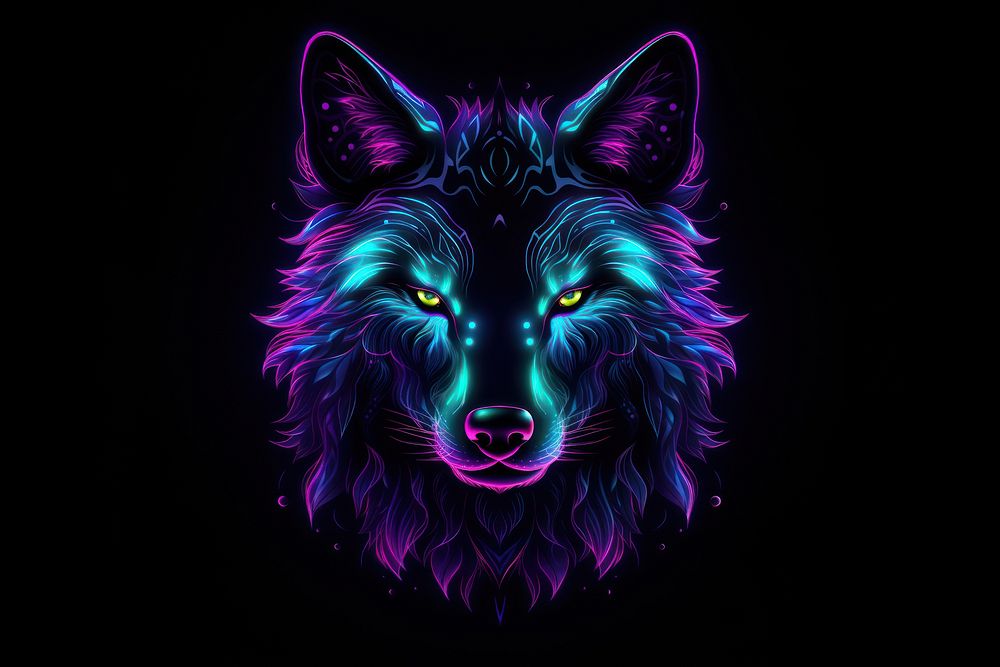 Wolf wolf pattern animal.