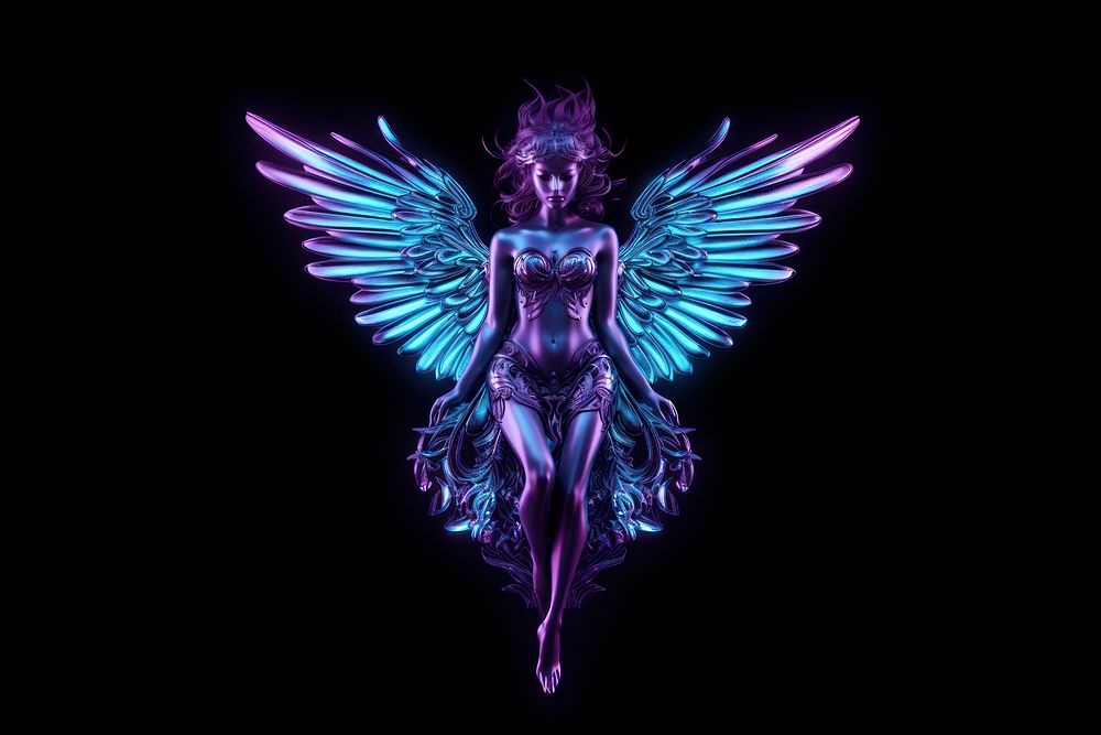Angel purple adult angel.