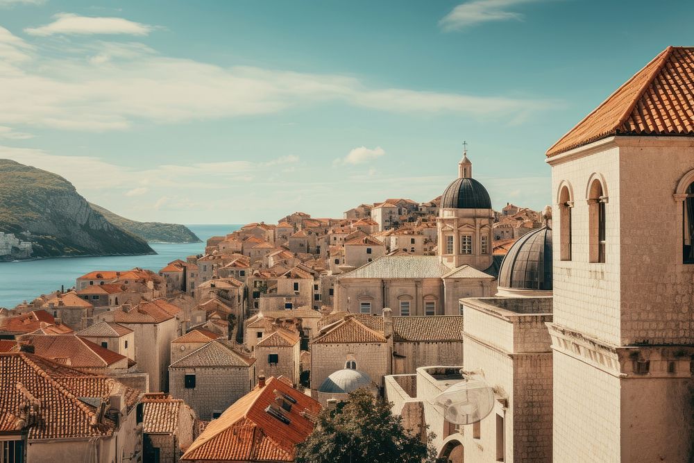 Dubrovnik architecture building landmark.