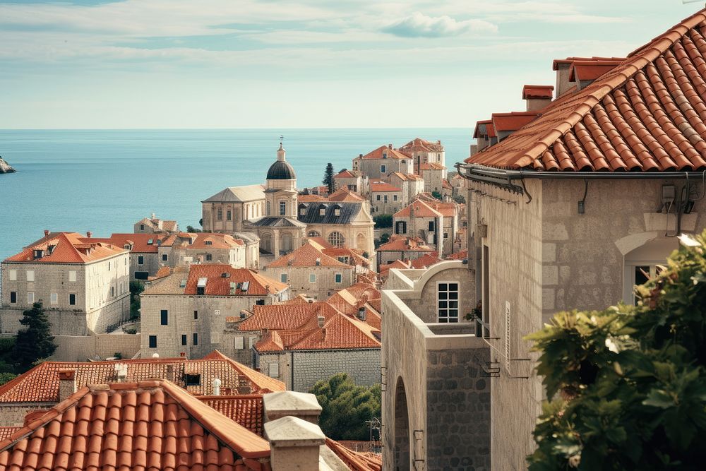 Dubrovnik architecture cityscape outdoors.