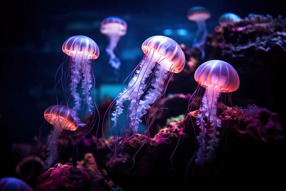 Jellyfish light plant invertebrate.