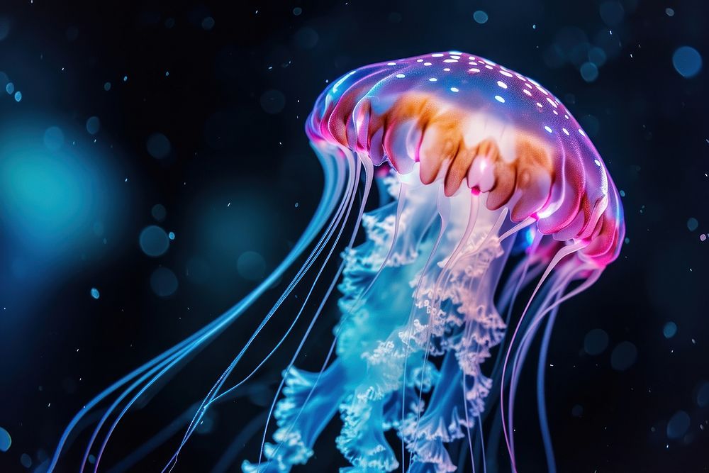 Jellyfish invertebrate translucent transparent.
