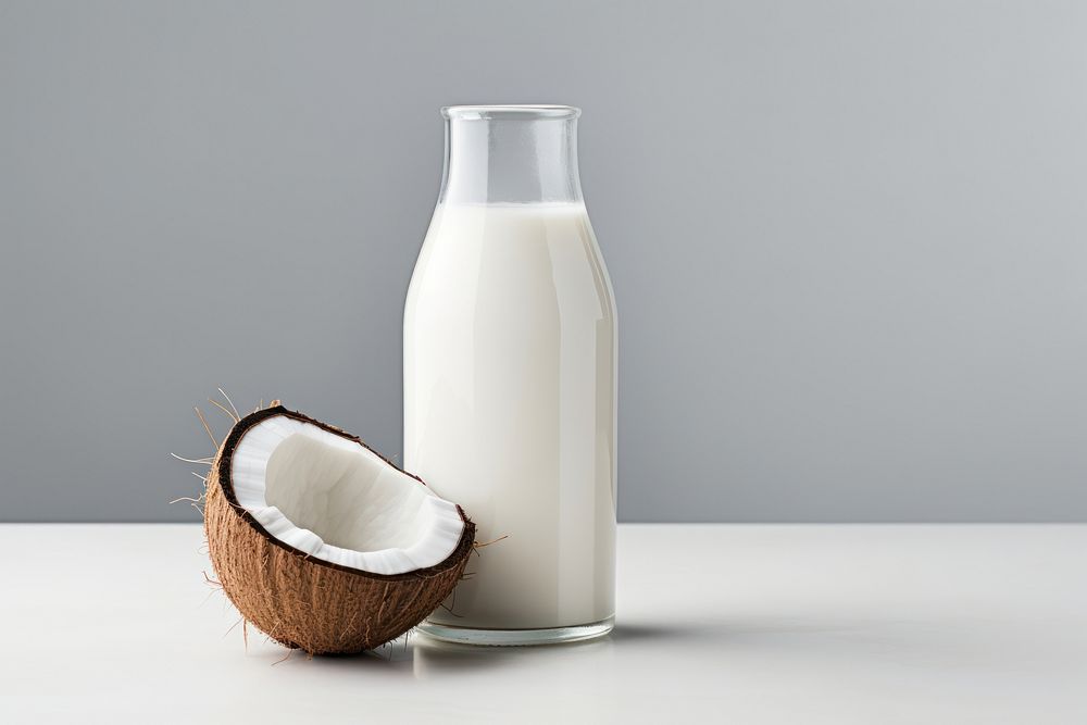 Coconut milk coconut dairy food.