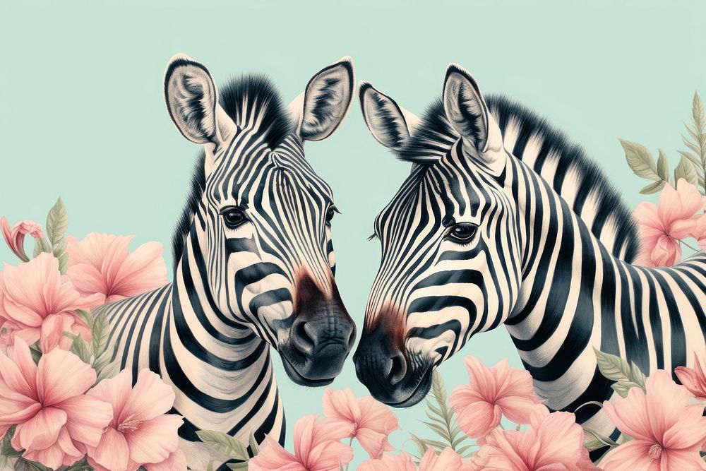 Zebras wildlife pattern animal.