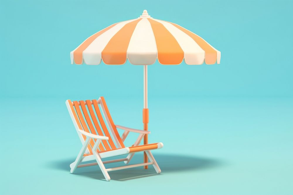 Summer umbrella chair furniture.