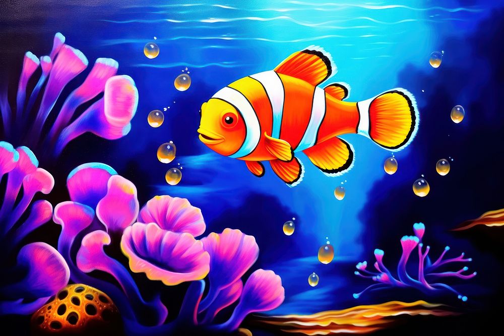 Clownfish outdoors nature marine.