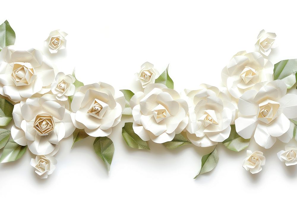 White rose flower petal plant.
