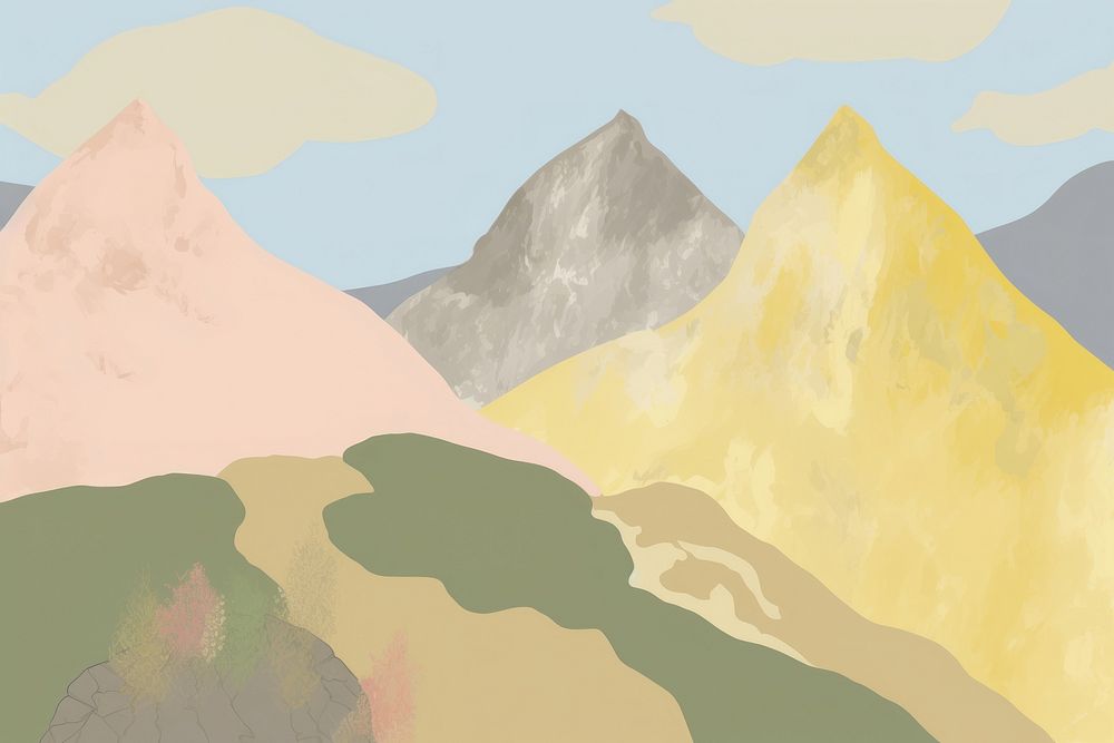 Mountain view backgrounds landscape abstract.
