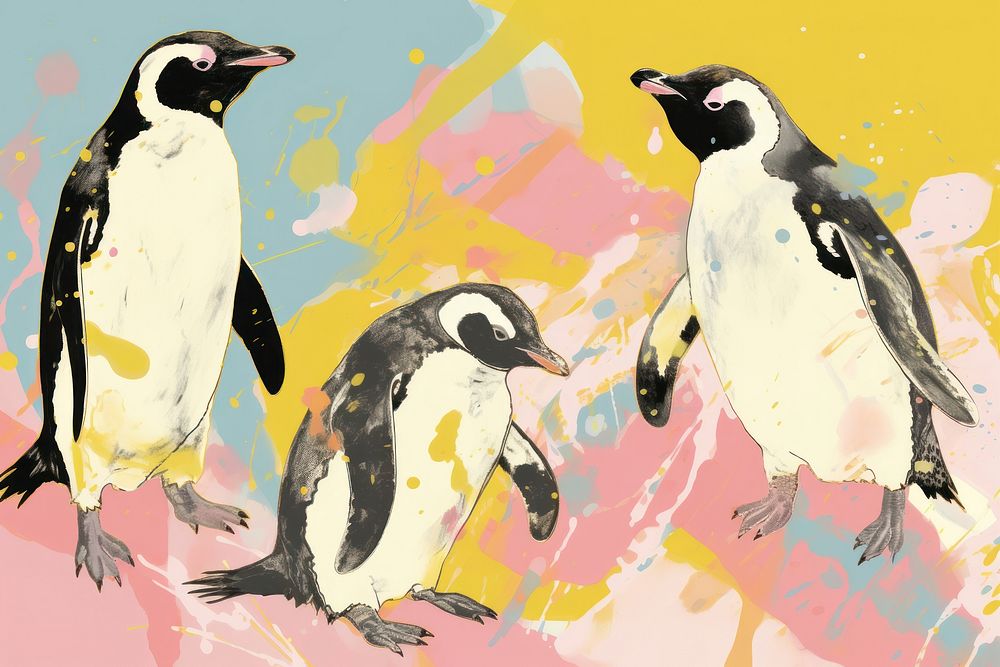 Penguins animal bird wildlife.