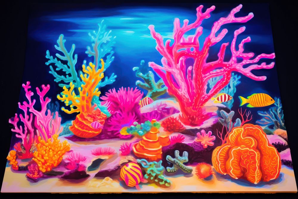 Coral reef aquarium nature marine.