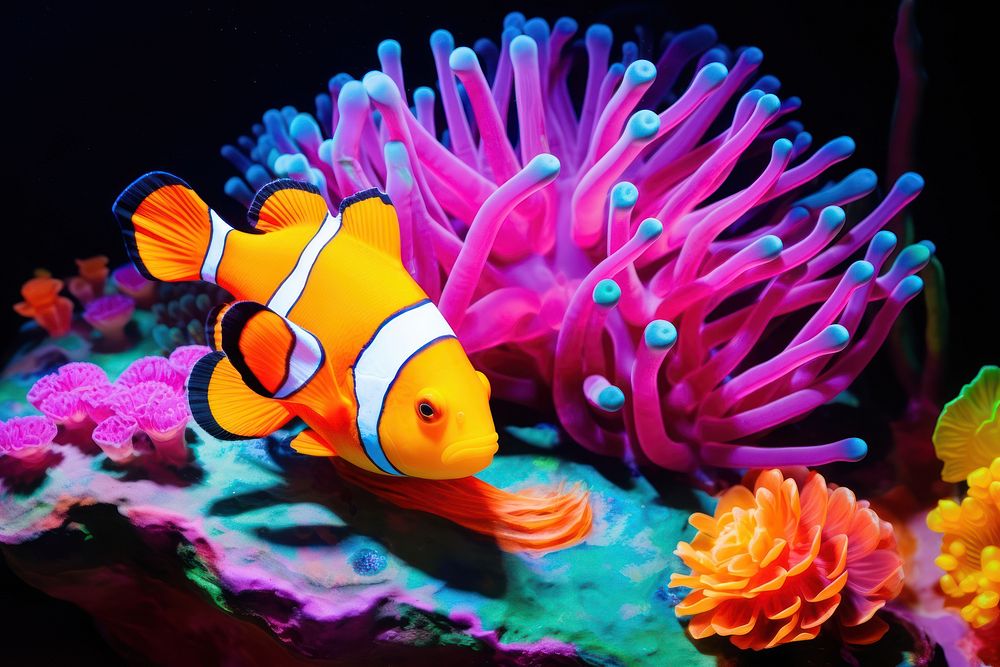 Clownfish animal nature yellow.