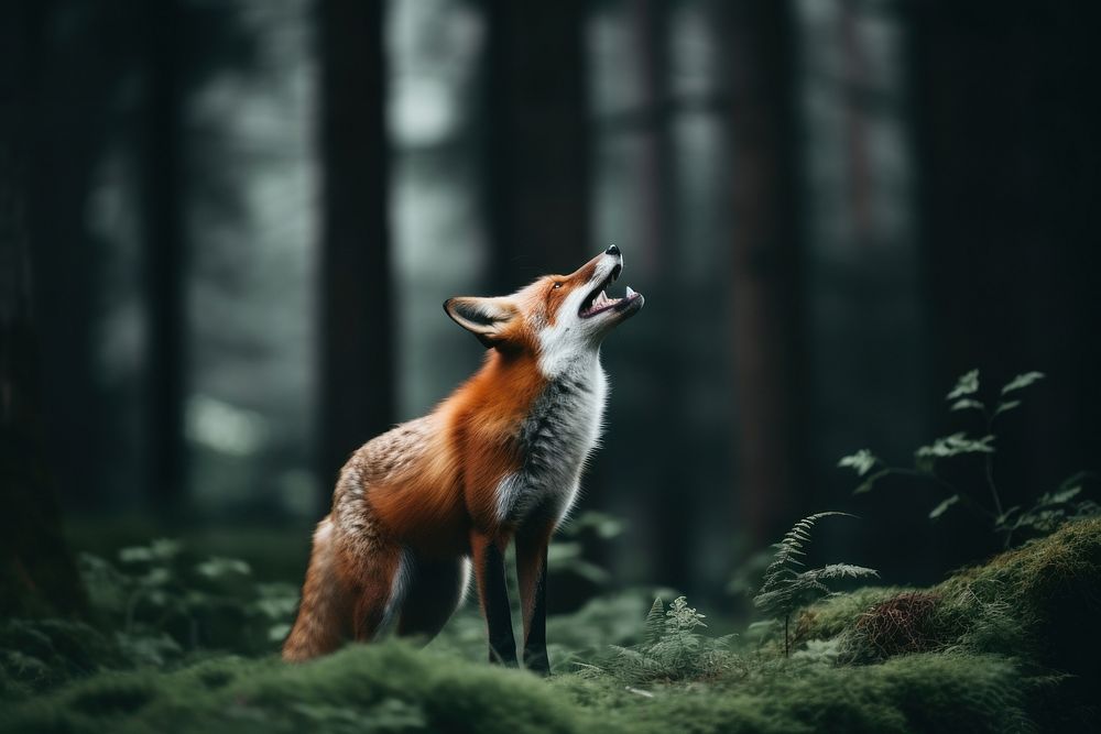 Fox wildlife forest animal.