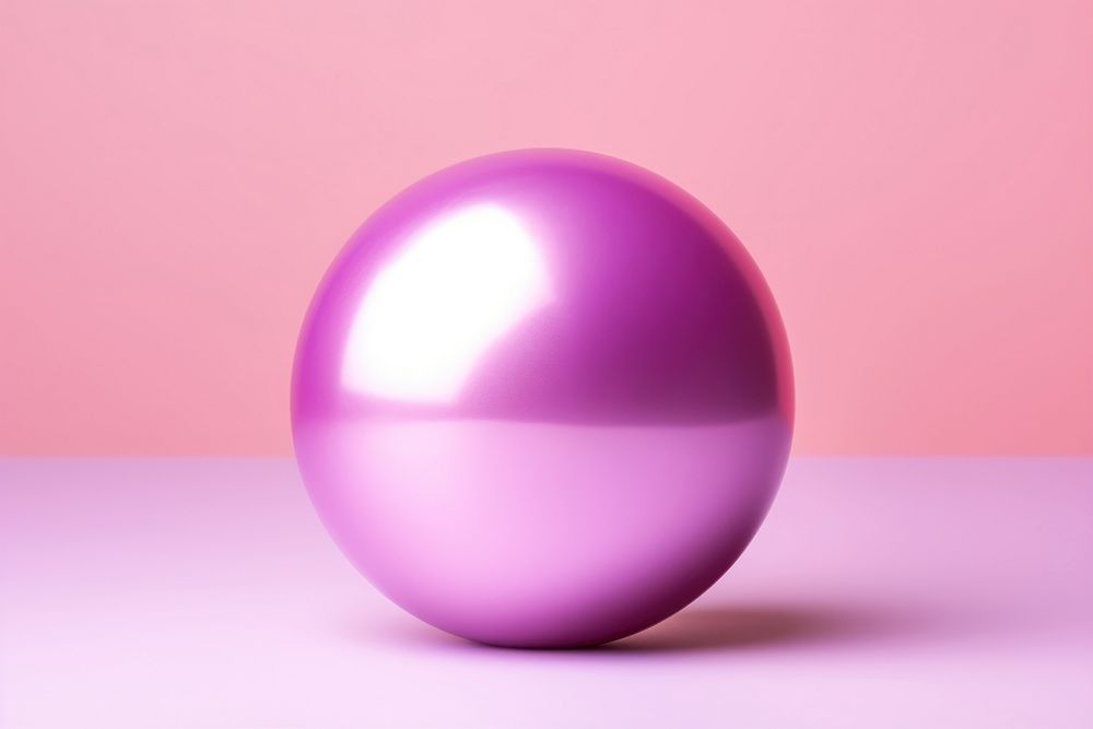 Bowling ball purple sphere egg.