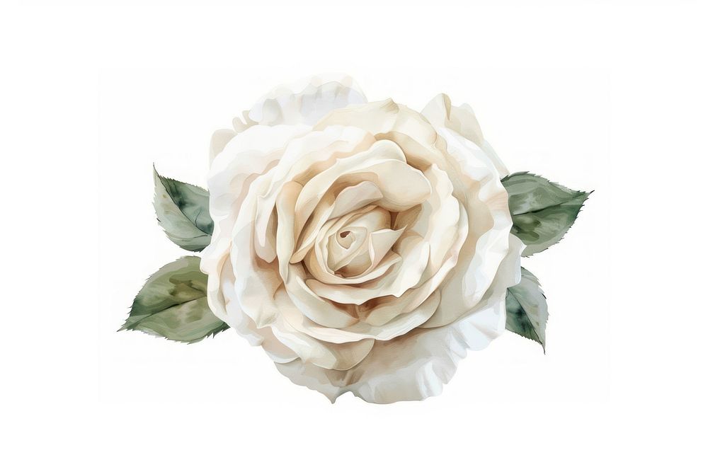 White rose border flower petal plant.